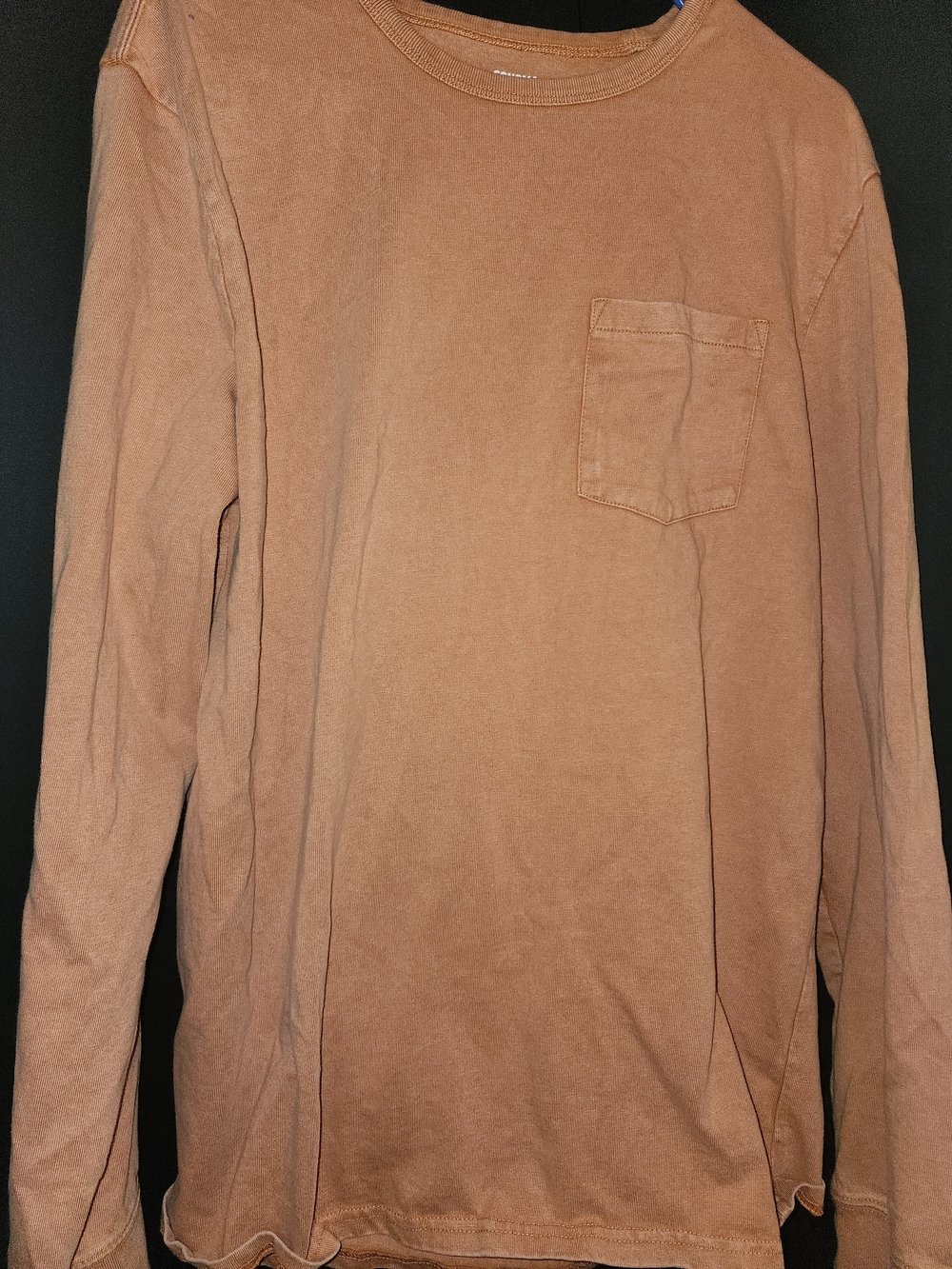 Sonoma Long-Sleeve Pocket Tee in Burnt Orange